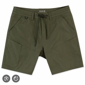 Roark Men's Explorer Hybrid Olive Shorts